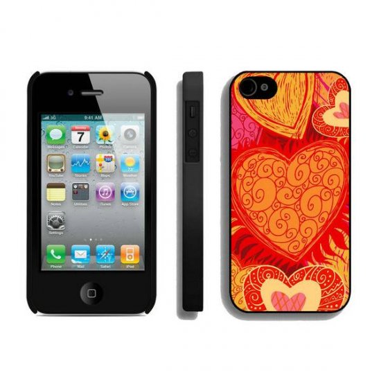 Valentine Love Painting iPhone 4 4S Cases BRU